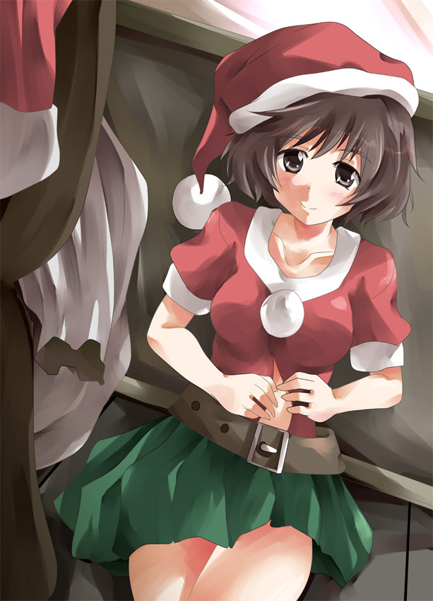 akiyama yukari (girls und panzer) drawn by mister_(black_and_white)