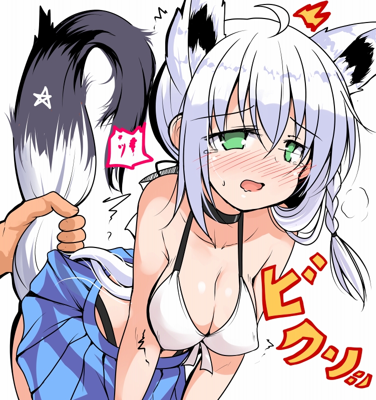 shirakami fubuki (hololive and 1 more) drawn by tsuzuri_(tuzuri)