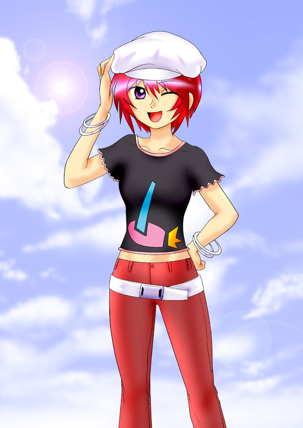 lunamaria hawke (gundam and 2 more) drawn by psycha_(artist)