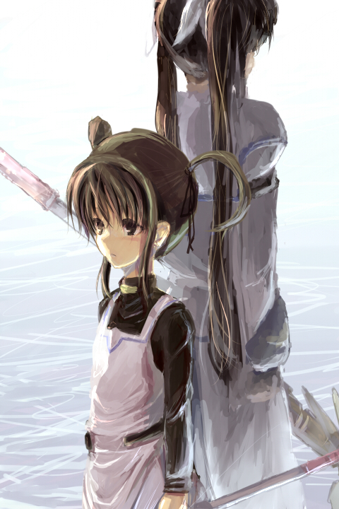 takamachi nanoha and raising heart (lyrical nanoha and 2 more)