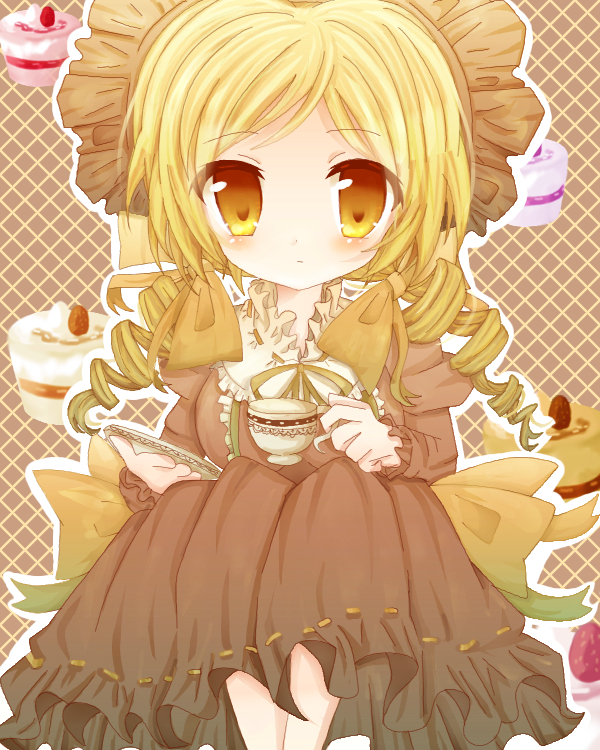 tomoe mami (mahou shoujo madoka magica) drawn by ohitashi_(lqv_vql)