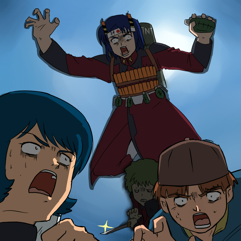 athrun zala, kamille bidan, uso ewin, and nicol amafli (gundam and 3 more)