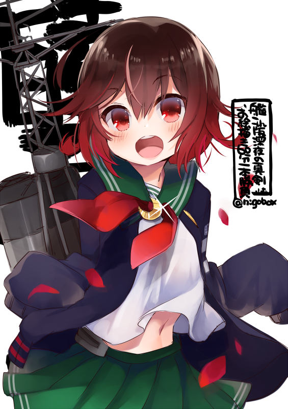 mutsuki and mutsuki kai ni (kantai collection) drawn by n:go