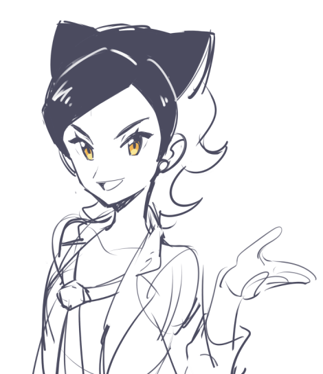 professor bellis (pokemon and 1 more) drawn by momoji_(lobolobo2010)