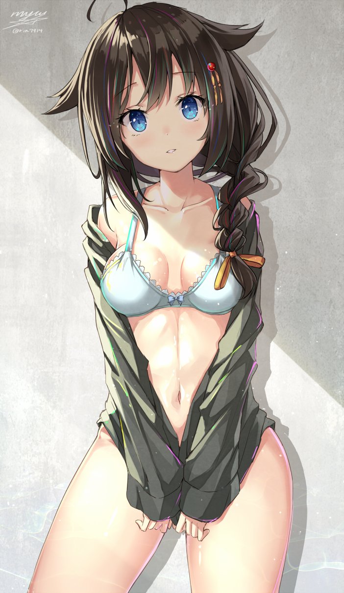 shigure and shigure kai ni (kantai collection) drawn by rin_yuu