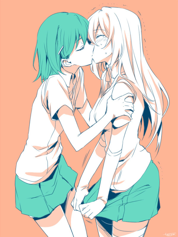 misaka mikoto and shokuhou misaki (toaru majutsu no index and 1 more) drawn by teruya_(6w6y)