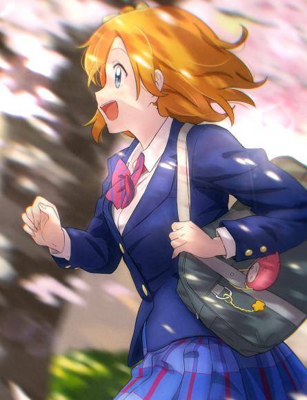 kosaka honoka (love live! and 1 more) drawn by shibasaki_shouji