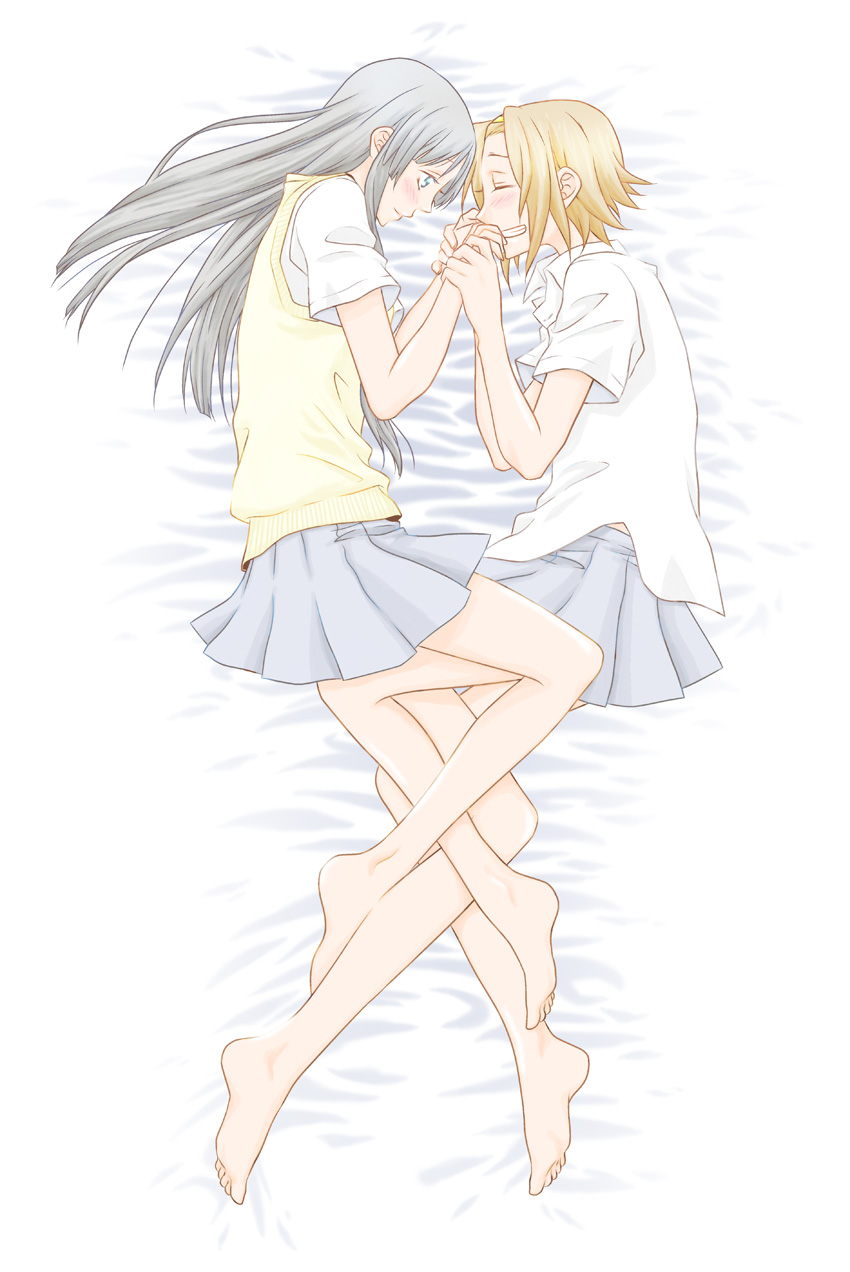 akiyama mio and tainaka ritsu (k-on!) drawn by udon_(shiratama)