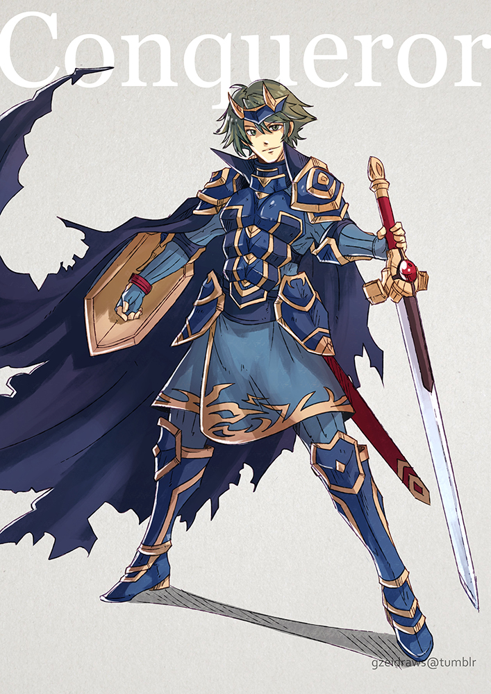 alm (fire emblem and 1 more) drawn by gzei