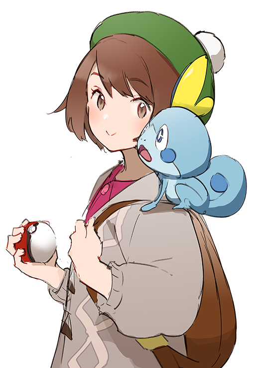gloria and sobble (pokemon and 1 more) drawn by mogumo