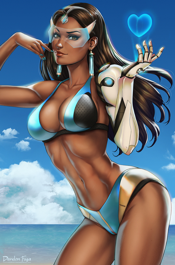 symmetra (overwatch and 1 more) drawn by dandon_fuga