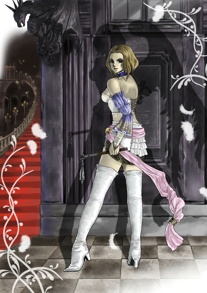 angela (castlevania and 1 more) drawn by peony_(nami7716)