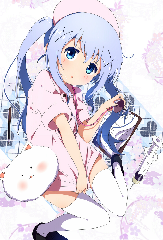 kafuu chino and tippy (gochuumon wa usagi desu ka?) drawn by ogipote