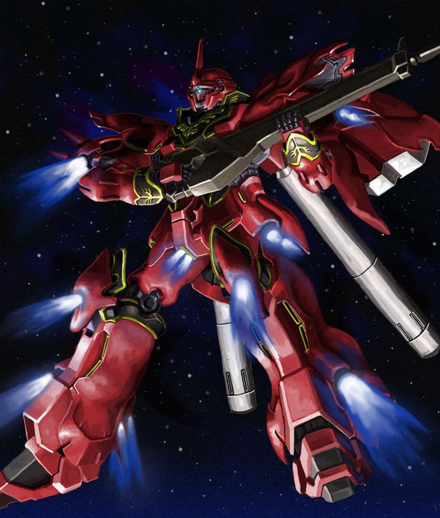 sinanju (gundam and 1 more) drawn by retsujin