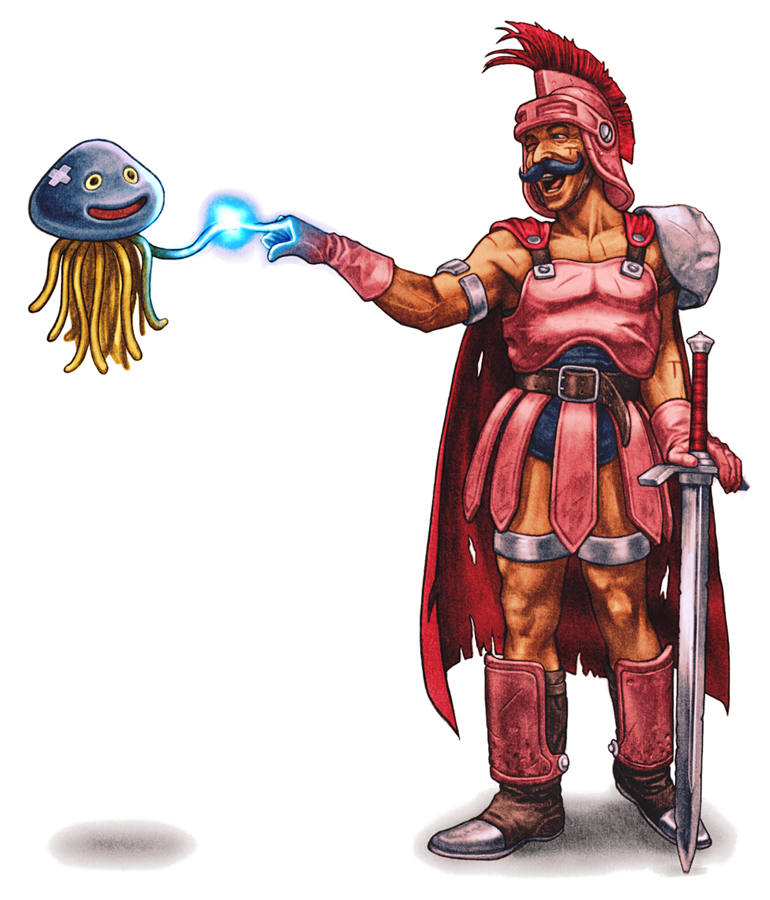 healslime, ryan, and hoimin (dragon quest and 2 more) drawn by ug_(ugg)