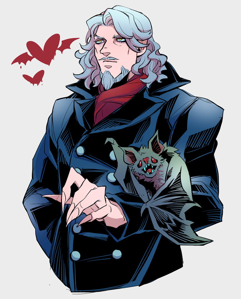 dracula (castlevania and 1 more) drawn by amon_sheep