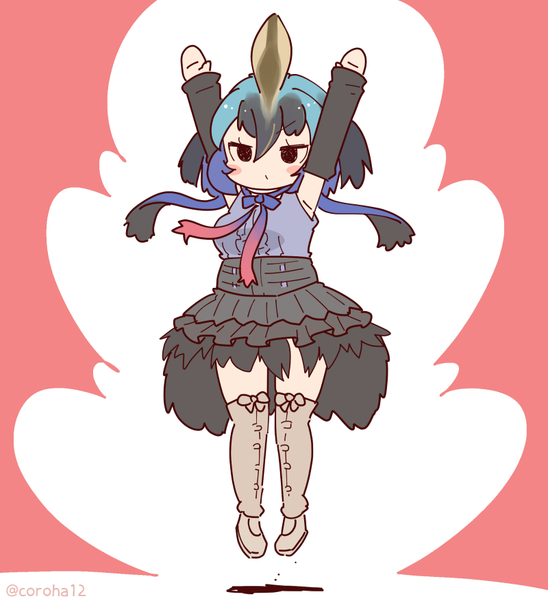 southern cassowary (kemono friends and 1 more) drawn by coroha