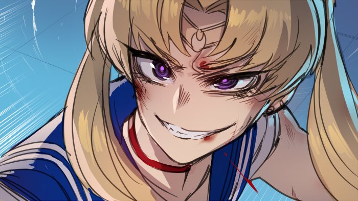tsukino usagi and sailor moon (bishoujo senshi sailor moon and 1 more) drawn by ratatatat74
