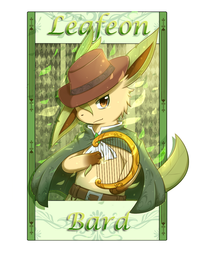 leafeon (pokemon) drawn by ivan_(ffxazq)