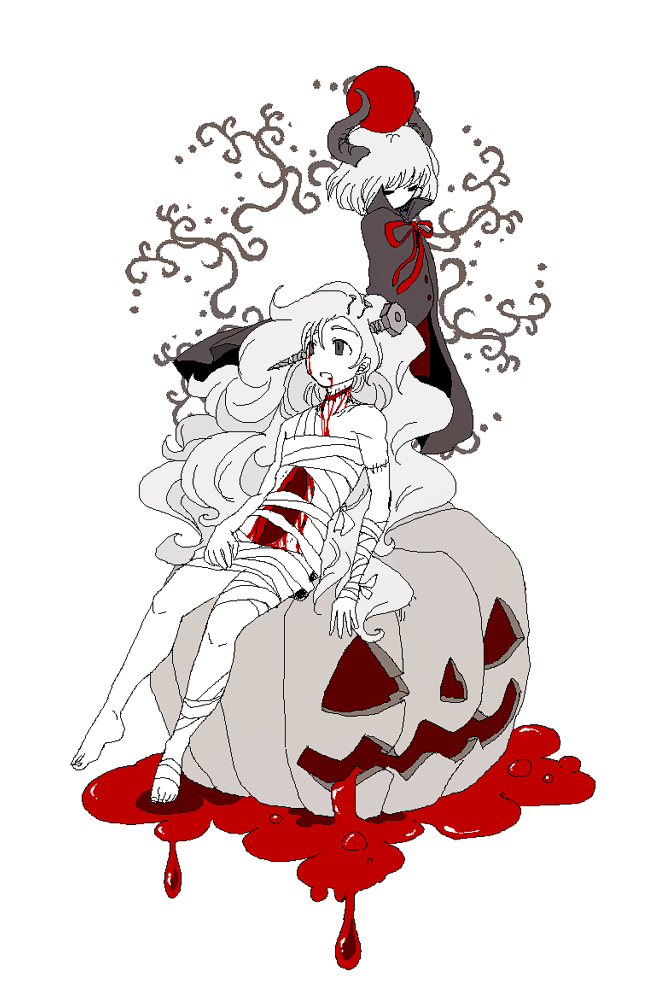 usotsuki and nanashi (yume nisshi) drawn by tsukushi_(toxicdoll)