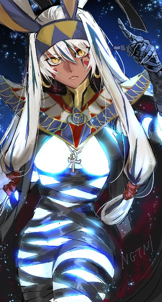 nitocris and nitocris alter (fate and 1 more) drawn by nonono_nagata