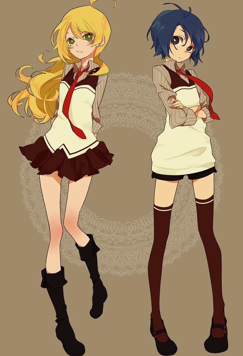 hoshii miki and kikuchi makoto (idolmaster) drawn by mochizuki_kei