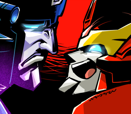 rodimus and overlord (transformers and 1 more) drawn by ichira-san