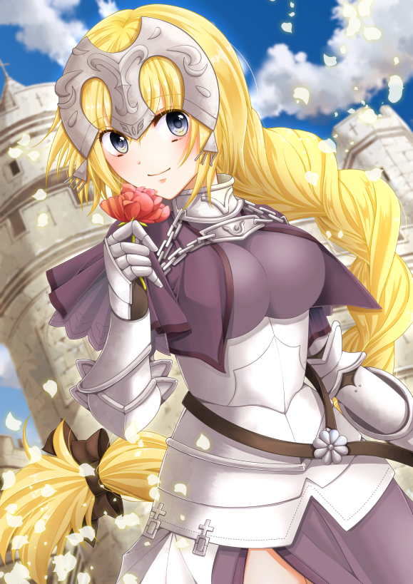 jeanne d'arc (fate and 1 more) drawn by minnmibouya