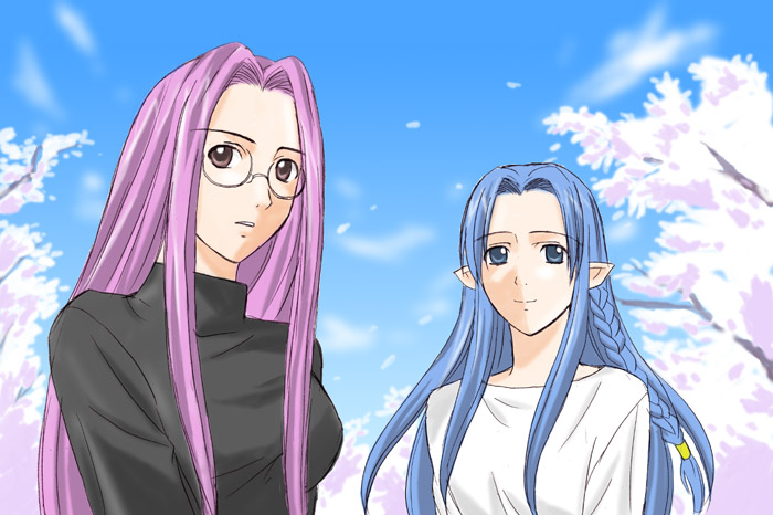 medusa and medea (fate and 2 more) drawn by toshibou_(satsukisou)