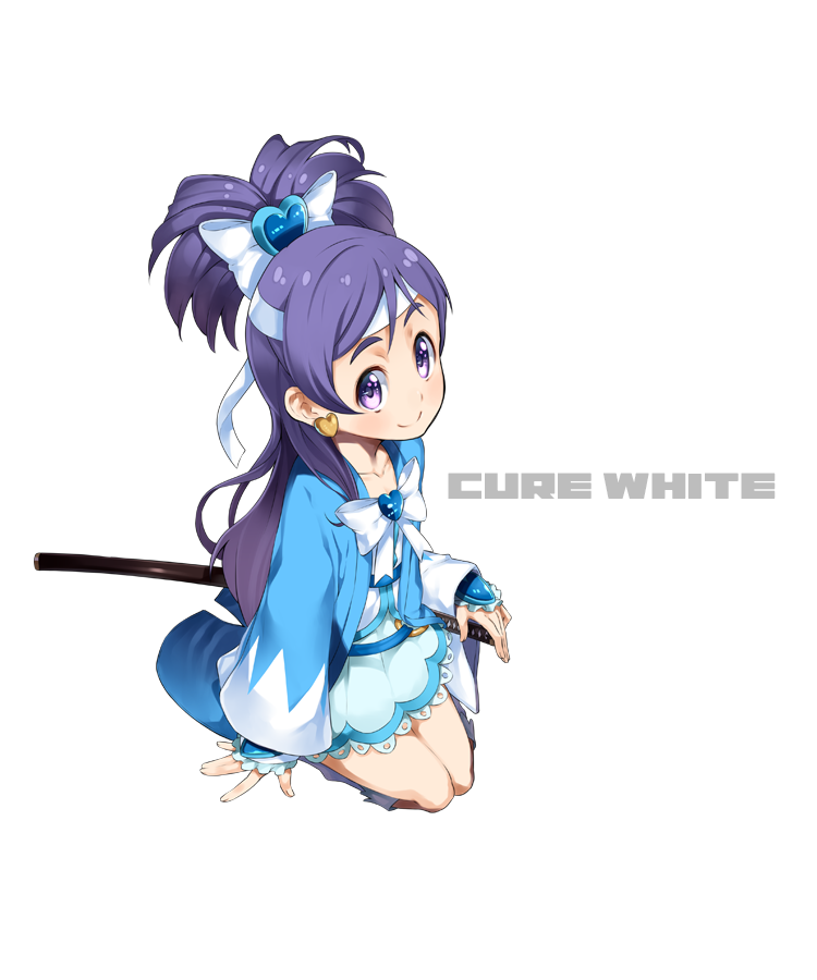 yukishiro honoka and cure white (precure and 1 more) drawn by yuuzii