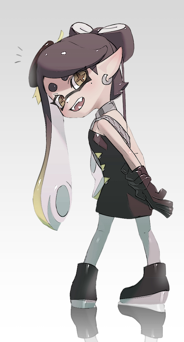 callie (splatoon and 1 more) drawn by puchiman