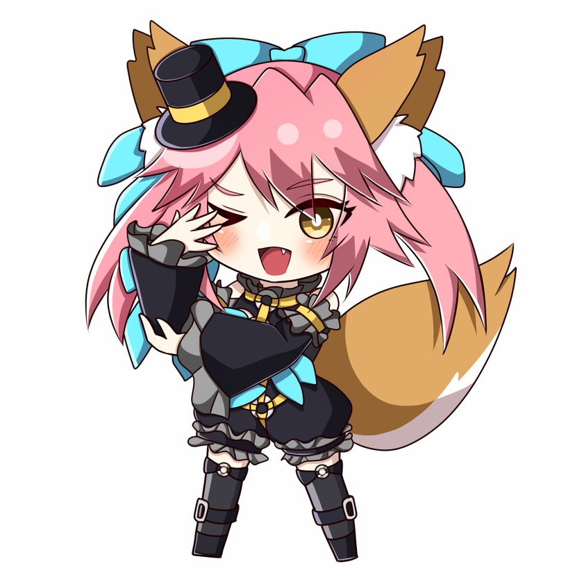 tamamo and tamamo no mae (fate and 2 more) drawn by illustration_07