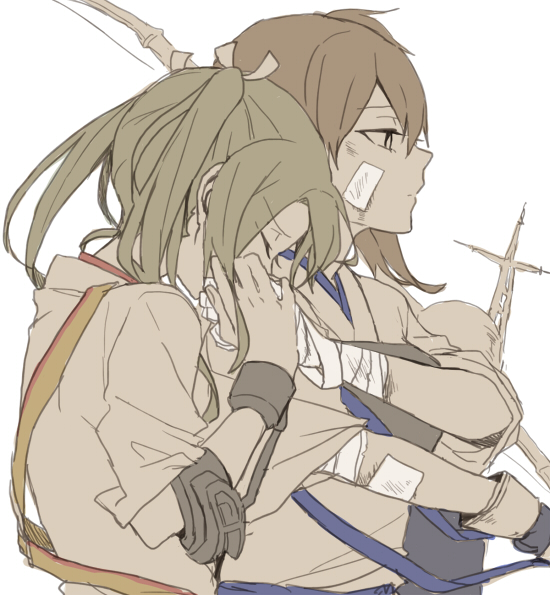 kaga and zuikaku (kantai collection) drawn by ree_(re-19)