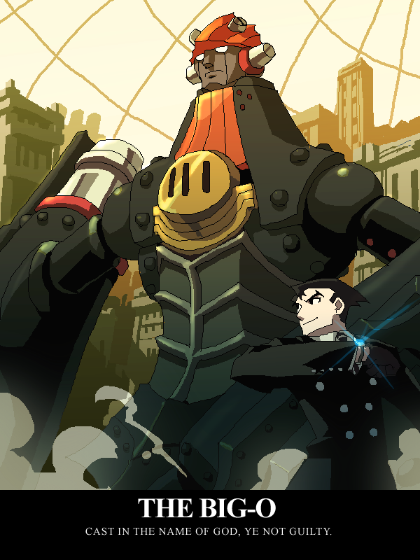 roger smith and big o (the big o) drawn by chingisu