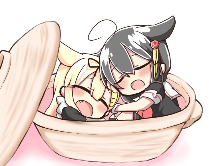 shigure, yuudachi, shigure kai ni, and yuudachi kai ni (kantai collection) drawn by jako_(jakoo21)
