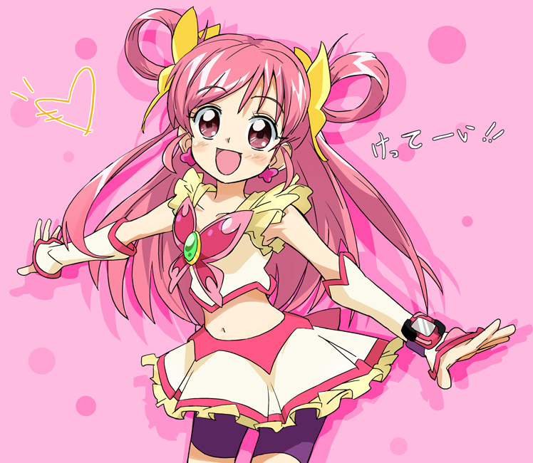 yumehara nozomi and cure dream (precure and 1 more) drawn by ixy