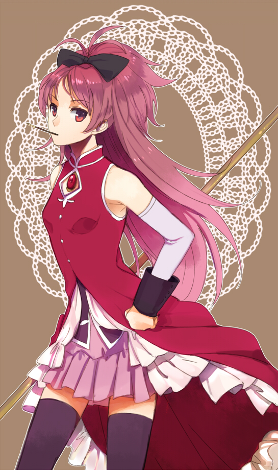 sakura kyoko (mahou shoujo madoka magica) drawn by kotono