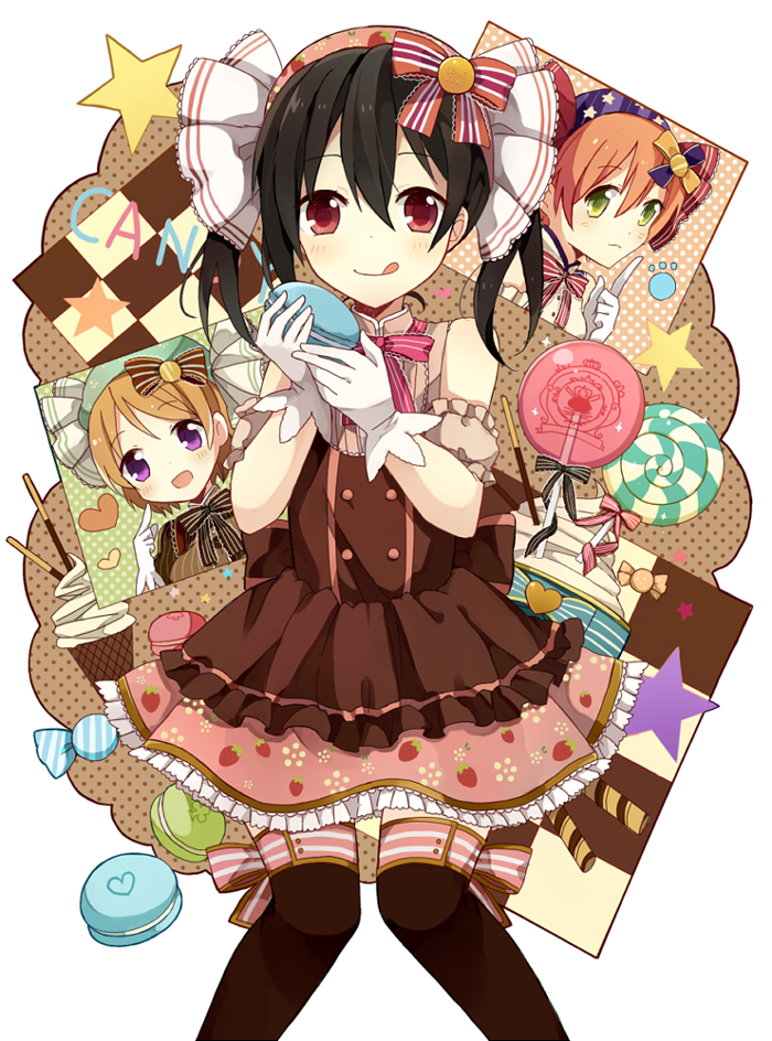 yazawa nico, hoshizora rin, and koizumi hanayo (love live! and 2 more) drawn by yimu