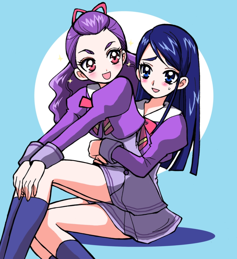 minazuki karen, mimino kurumi, and milk (precure and 2 more) drawn by nanjou_akimasa
