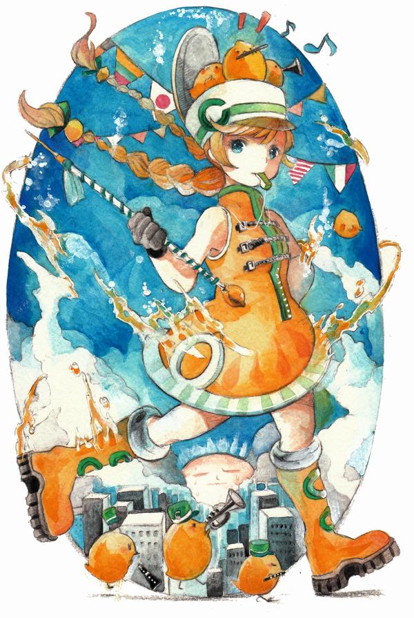 c.c. lemon (c.c. lemon) drawn by bibinko