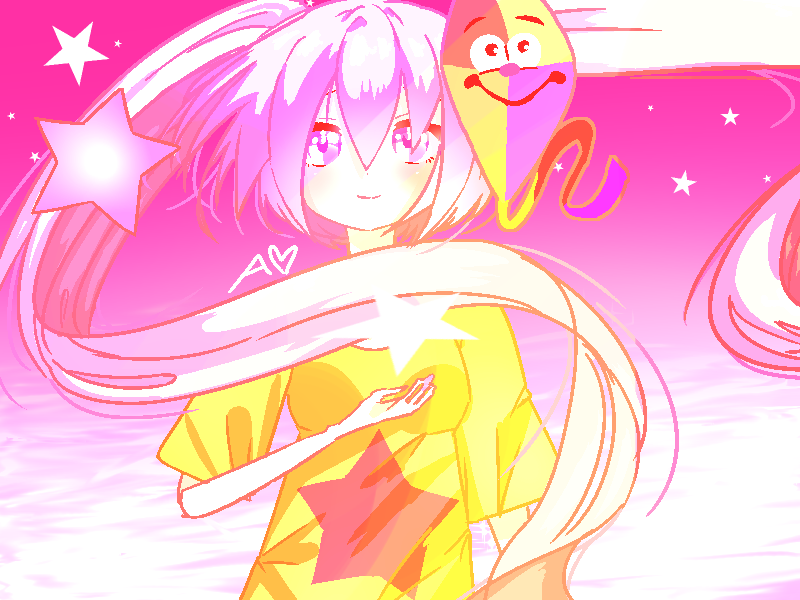 hatsune miku and yuval hamebulbal (vocaloid and 1 more) drawn by dayan7_ariel