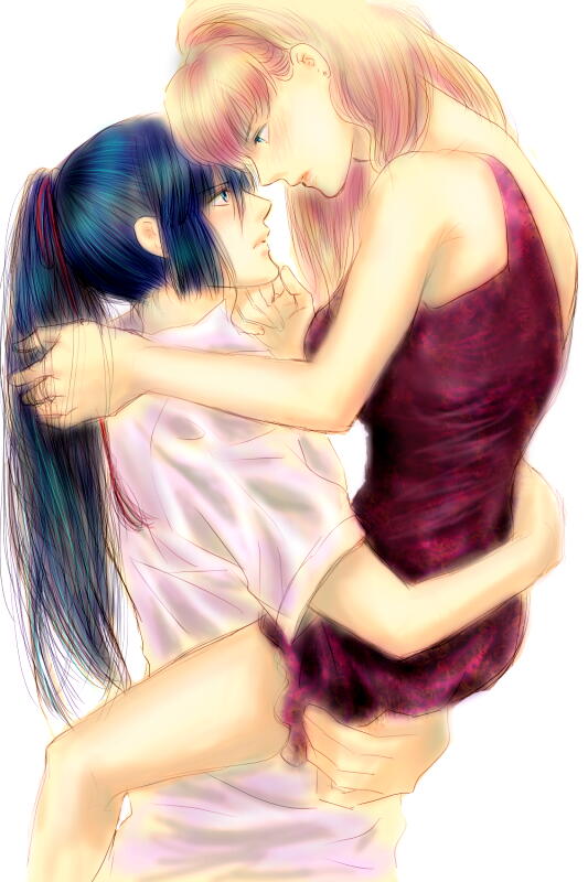 sheryl nome and saotome alto (macross and 1 more) drawn by yagi_mitsuru