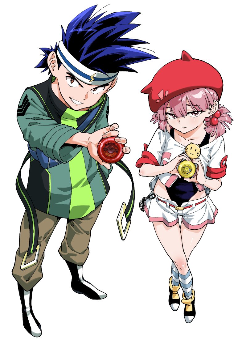 kirisaki mai and doumoto shunichi (corocoro comic and 2 more) drawn by hashiguchi_takashi