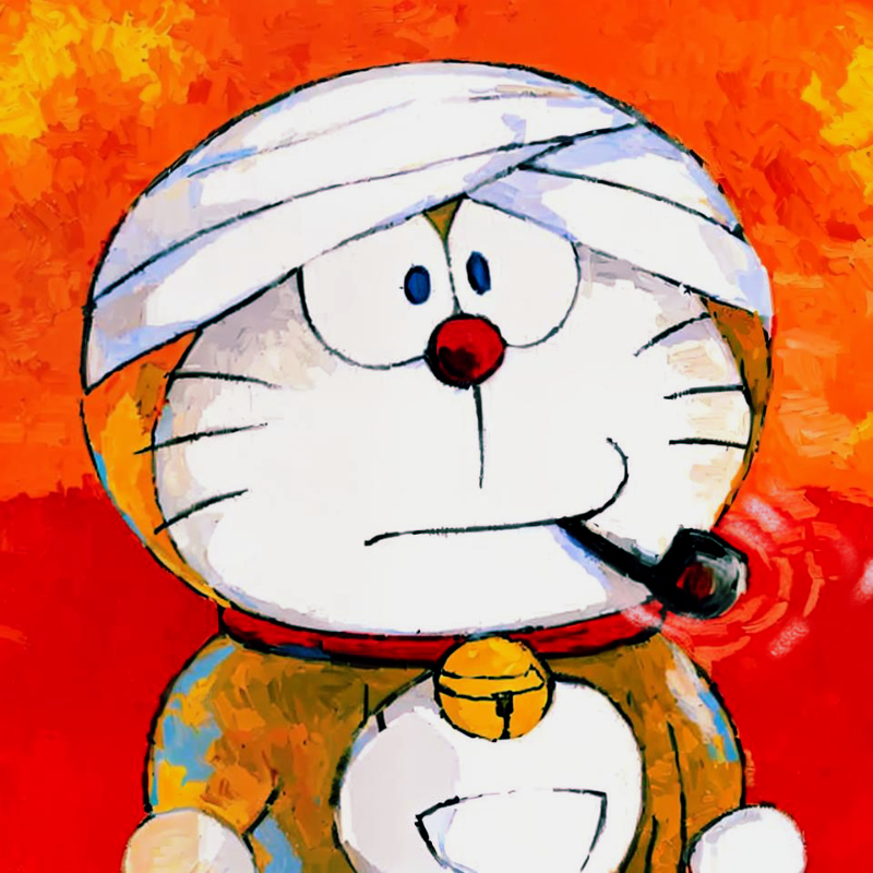 doraemon (doraemon and 1 more) drawn by mochizuki_tagosaku