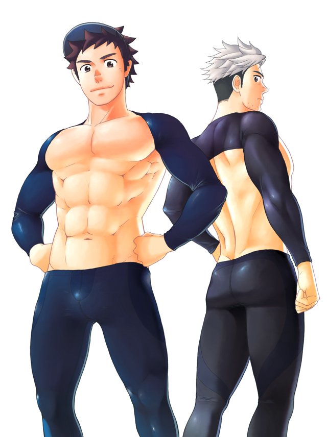 male protagonist and professor willow (pokemon and 1 more) drawn by unplugged_line