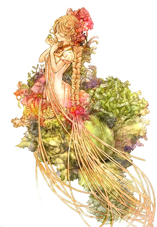 rapunzel (rapunzel) drawn by mukimei