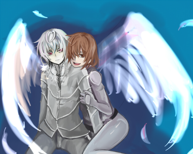 accelerator and misaka worst (toaru majutsu no index and 1 more) drawn by omingo