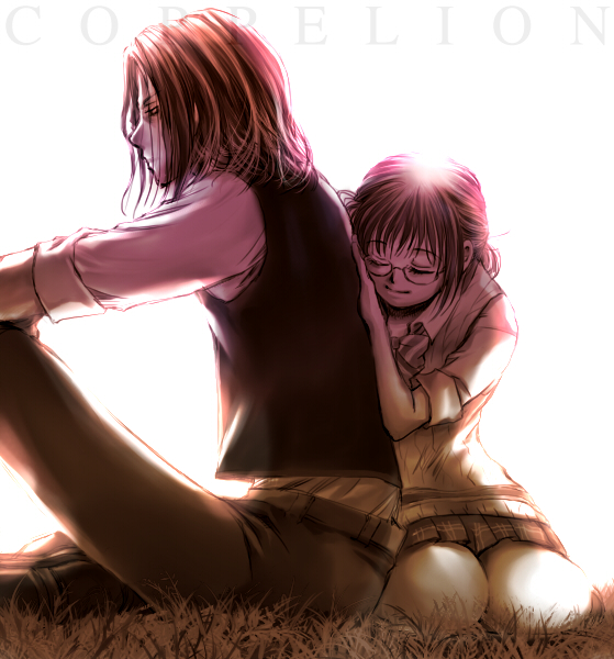 nomura taeko and asimov (coppelion) drawn by wakanu