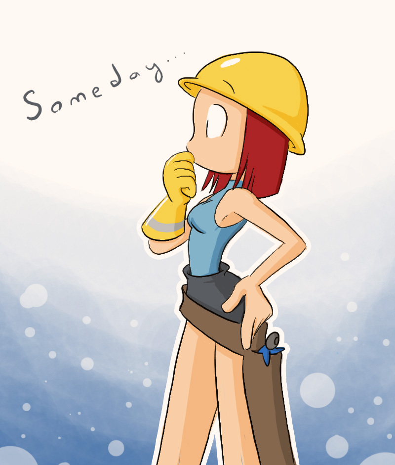 engineer and blu engineer (team fortress 2) drawn by josue_pereira