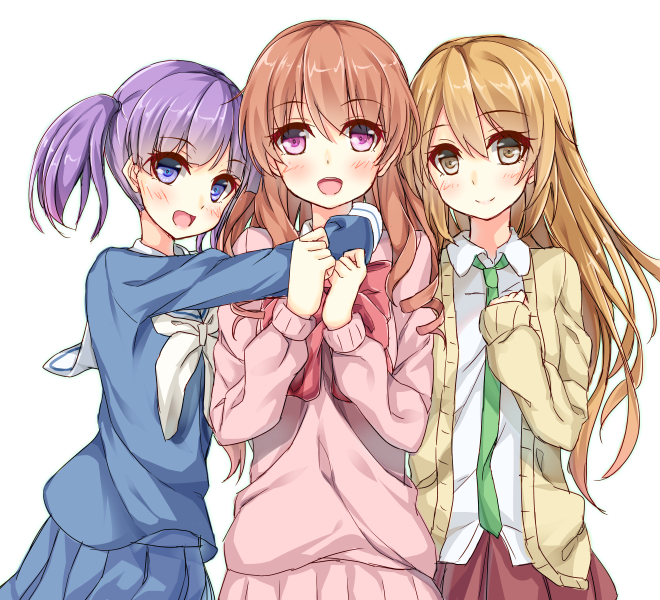 machiko ryou, morino kirin, and shiina (koufuku graffiti) drawn by hypertan